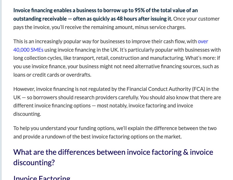 Is Invoice Factoring Regulated in the Uk